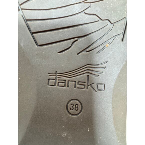 Dansko Women’s Leather Sandals Sz 38 (7.5-8 US) Brown Slingback Open Toe Boho - Picture 2 of 7